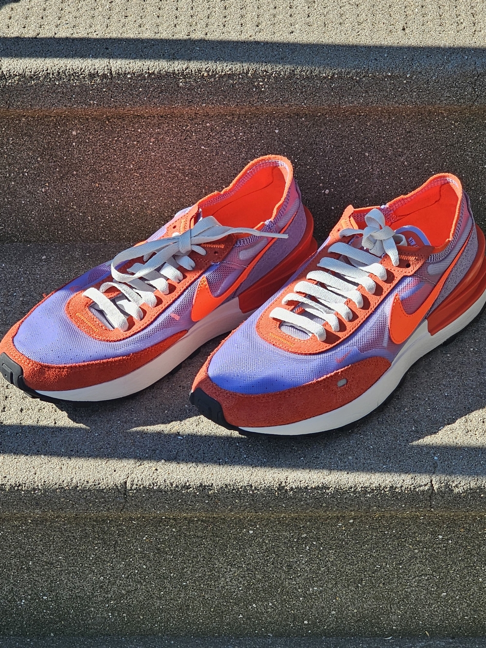 Nike Waffle One 'Active Fuchsia' DC2533-800 Women's Shoes Size 9 Orange & Purple - Picture 7 of 14